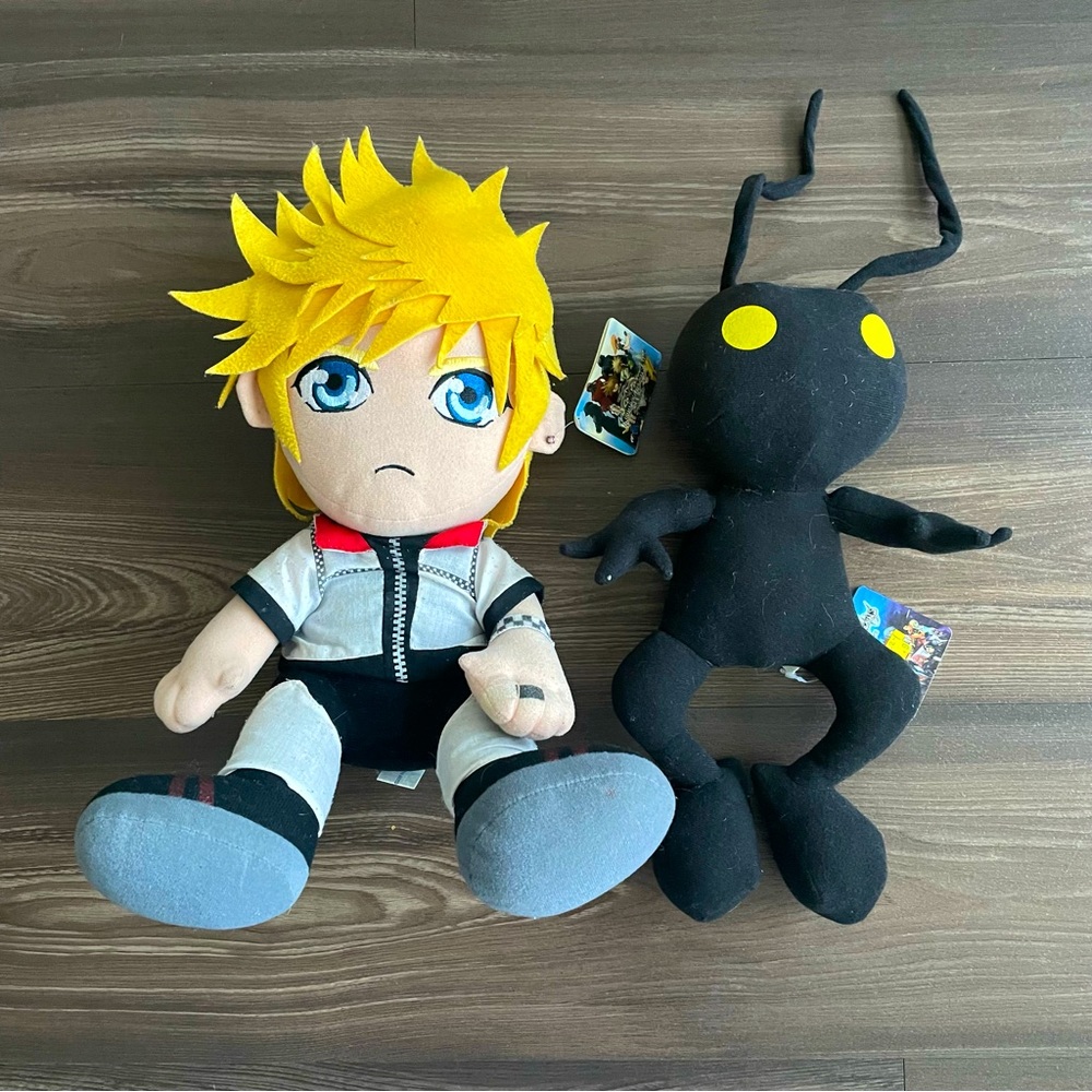 Kingdom Hearts Square Enix Disney Roxas Heartless Anime Plushies